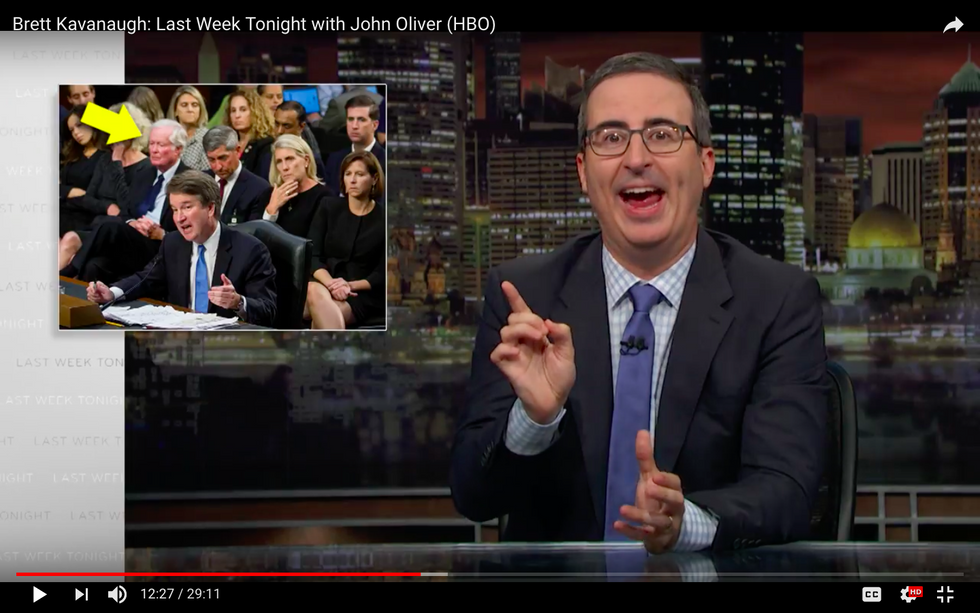 #EndorseThis: John Oliver Wipes Brett Kavanaugh’s Tears