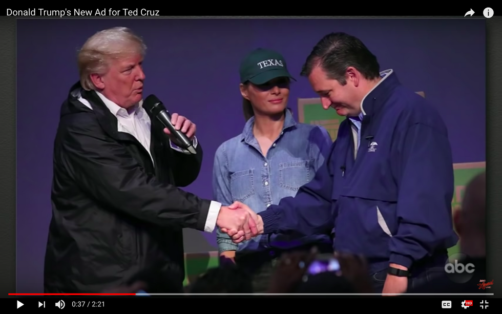 #EndorseThis: Kimmel Chortles As Cruz Smooches Trump Butt