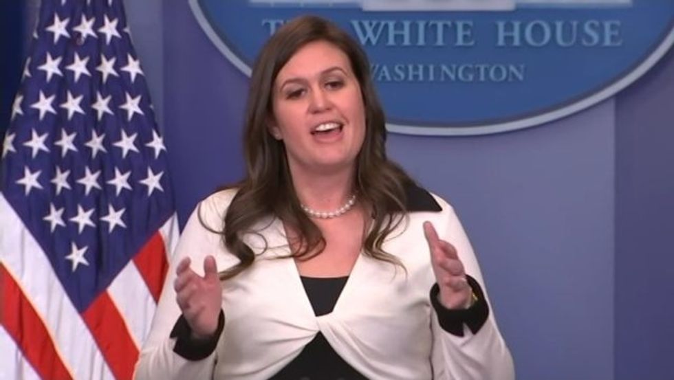 Sanders Claims Trump ‘Has Condemned Violence… Since Day One’