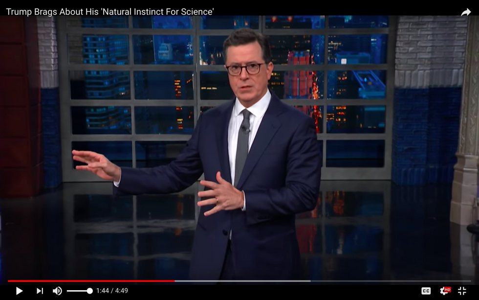 #EndorseThis: Donald Trump Blinds Colbert With Science