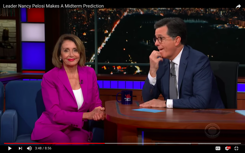 #EndorseThis: Colbert Shudders At Nancy Pelosi Prediction