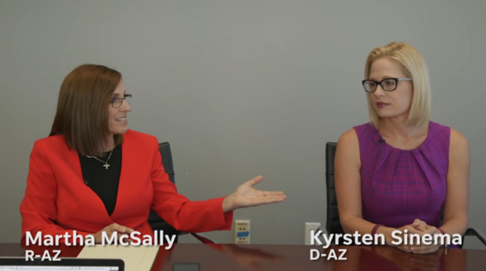 Watch: McSally Repeats GOP Falsehood About Obamacare Vote