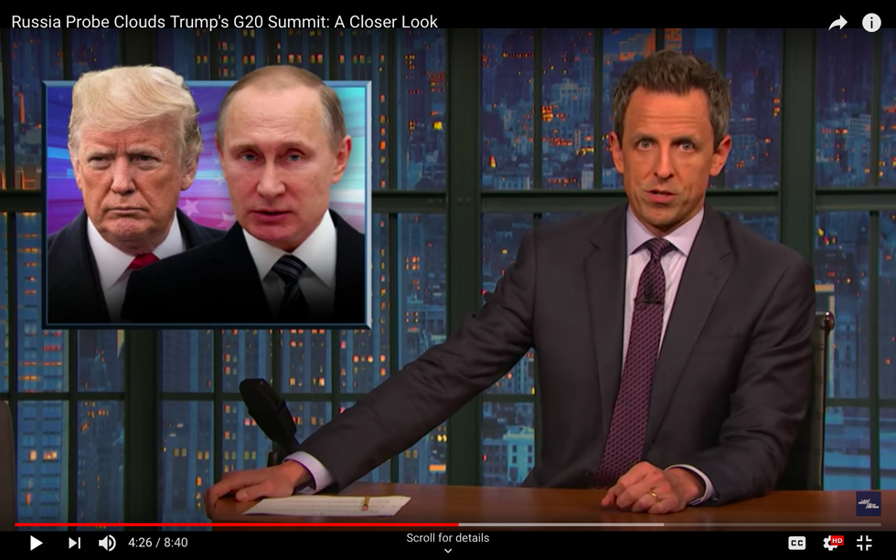 #EndorseThis: Seth Meyers Reviews Trump’s Lame And Lonely G-20 Trip