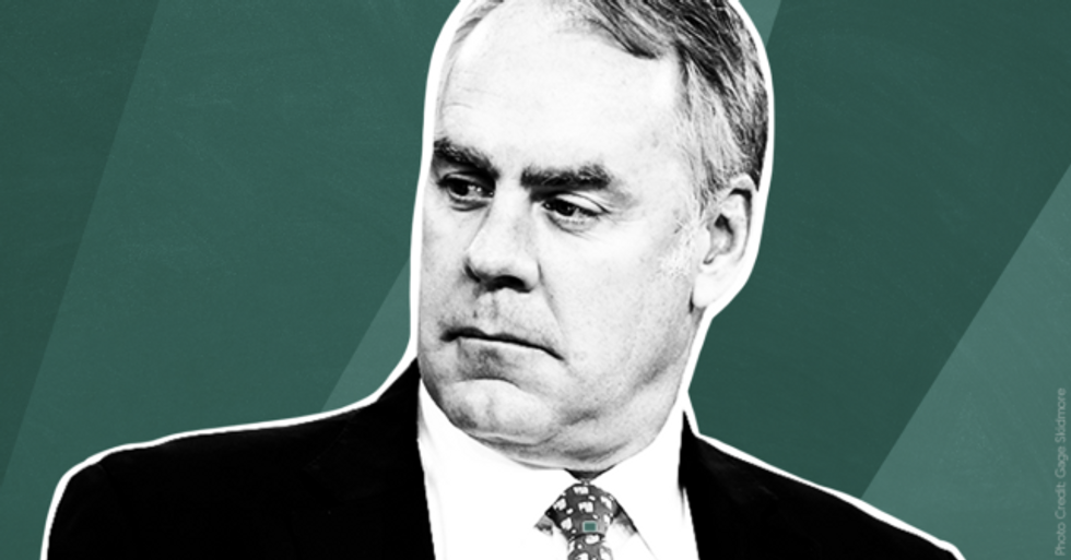 Zinke Imitated Trump’s Media Strategy To The Bitter End