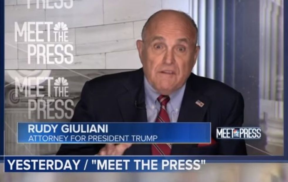 Report: ‘Trump Is Screaming’ Over Giuliani’s TV Gaffes