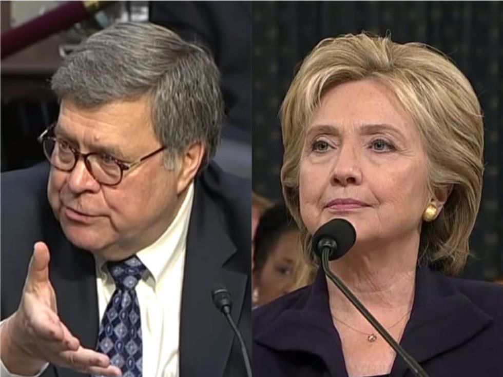 In New York Times Email, Barr Endorses Trump’s Vendetta Against Clintons