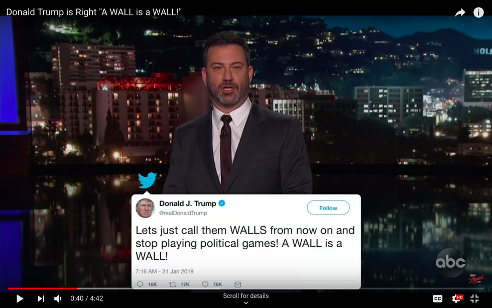 #EndorseThis: Jimmy Kimmel Topples The Wall With Laughter