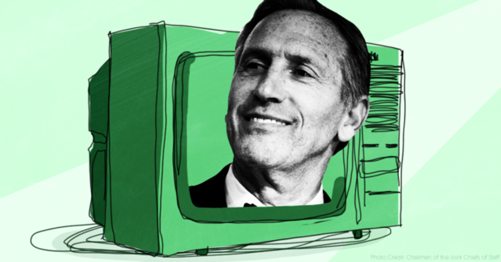 Howard Schultz’s Cable News Fantasy Campaign