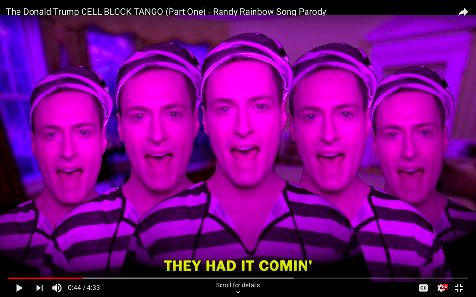 #EndorseThis: Randy Rainbow Sings The Trump Cell-Block Tango