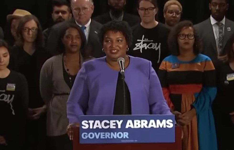 Stacey Abrams Rebukes Trump, Citing ‘Family Values’