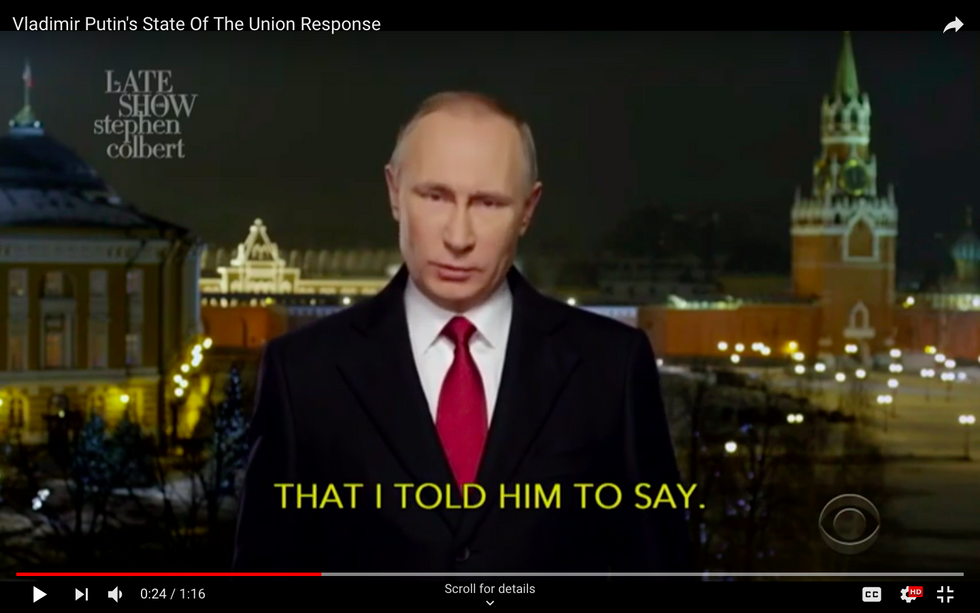 #EndorseThis: Putin Responds To The State Of The Union