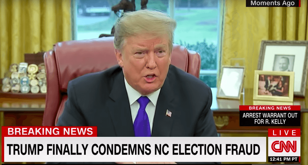 Watch: Reporter Confronts Trump Over North Carolina GOP Election Fraud