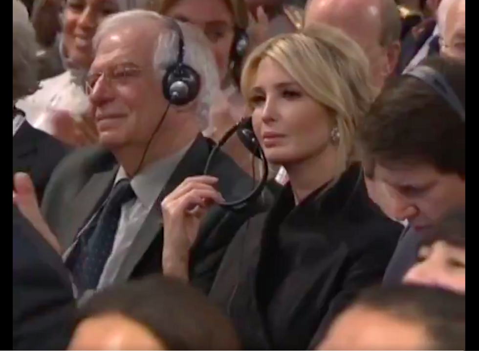 Watch Ivanka Trump’s Mortifying Moment During Merkel’s Speech In Munich
