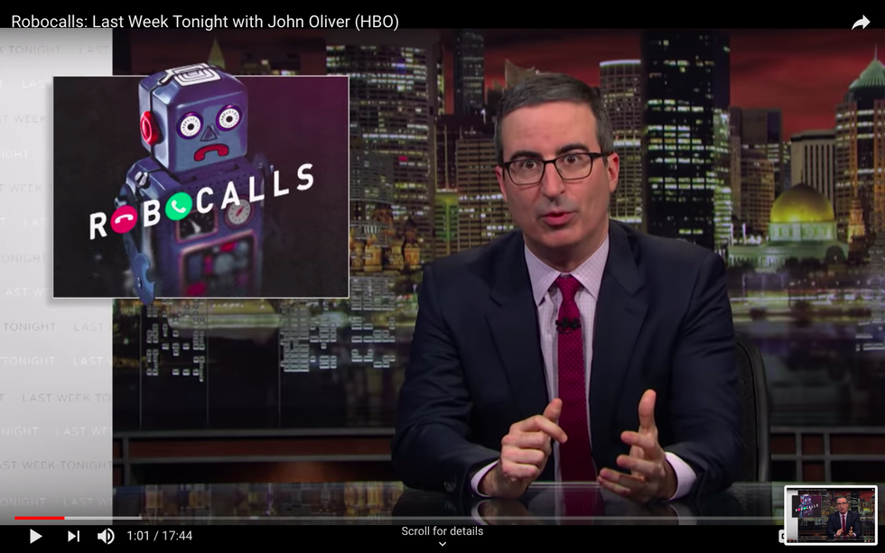 #EndorseThis: John Oliver Declares War On Robocalls