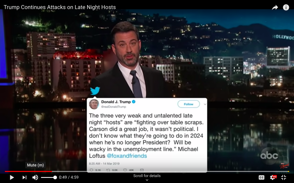 #EndorseThis: Trump Hits Late Night — And Kimmel Strikes Back