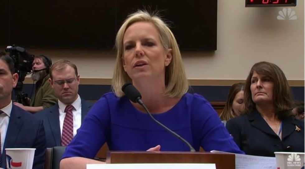 DHS Secretary: Cages For Migrant Kids Are ‘Larger’ Than Dog Cages