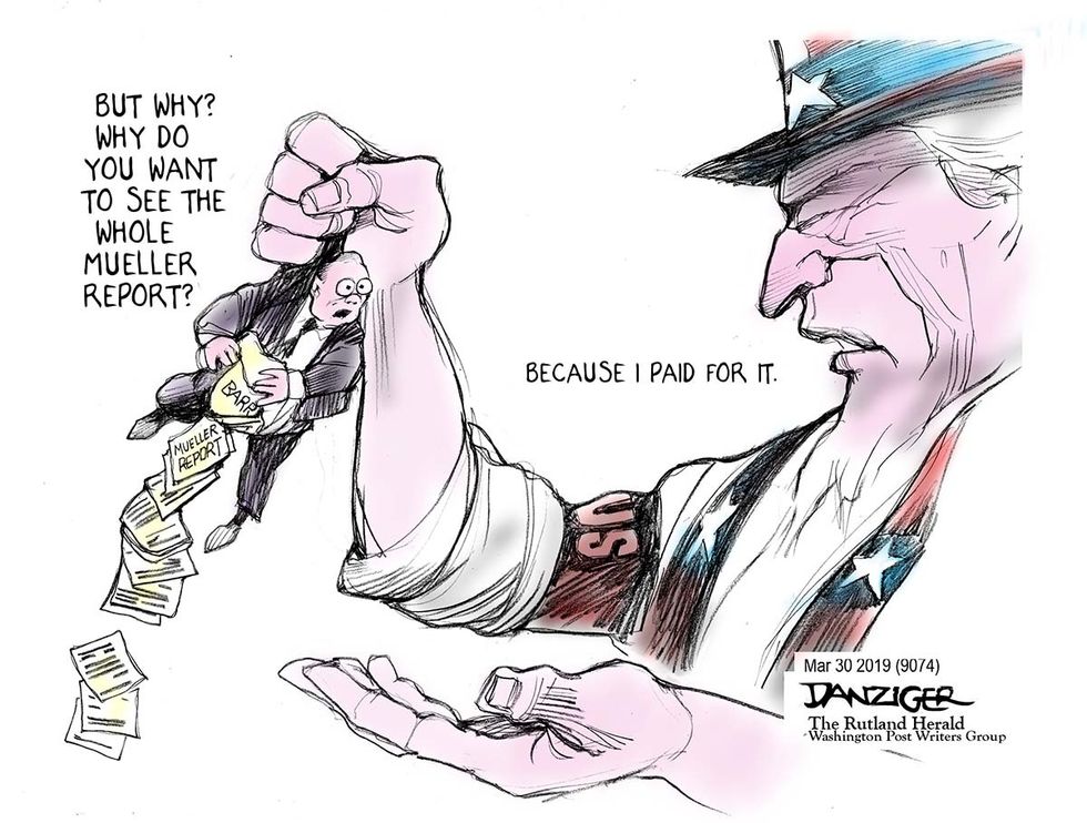 Danziger: Cough It Up, Bill