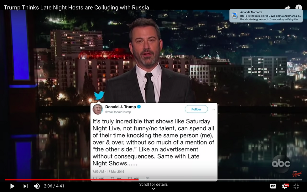 #EndorseThis: Kimmel Proves He Isn’t Colluding With Russia
