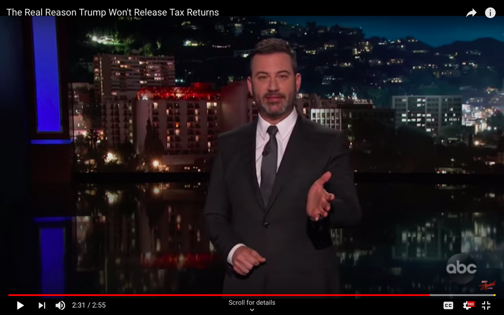 #EndorseThis: Kimmel Explains Why Trump Won’t Show His Taxes