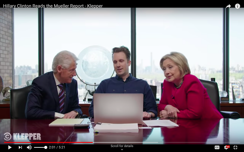 VIDEO: Hillary Clinton Reads Excerpts From The Mueller Report