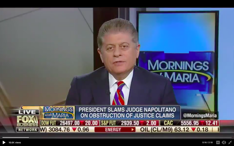 Judge Napolitano Smacks Back As Trump Attacks Him