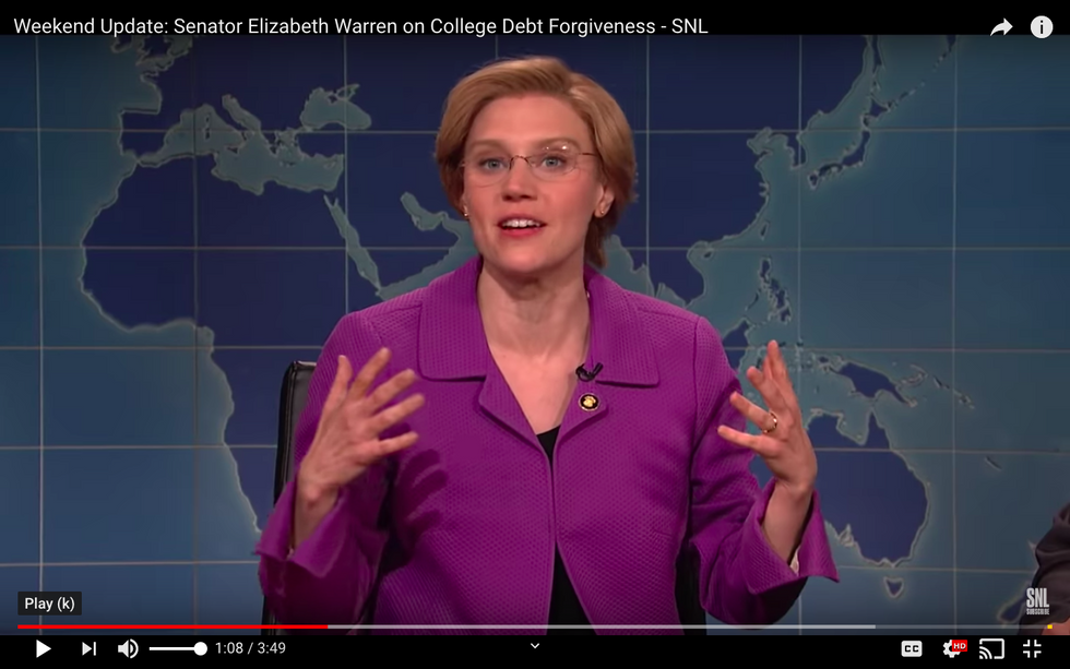 #EndorseThis: SNL’s Elizabeth Warren Runs On ‘A Crackpot Idea’