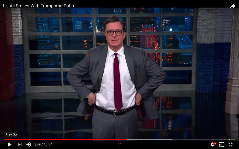 #EndorseThis: Stephen Colbert Explains Why Putin ‘Smiled’