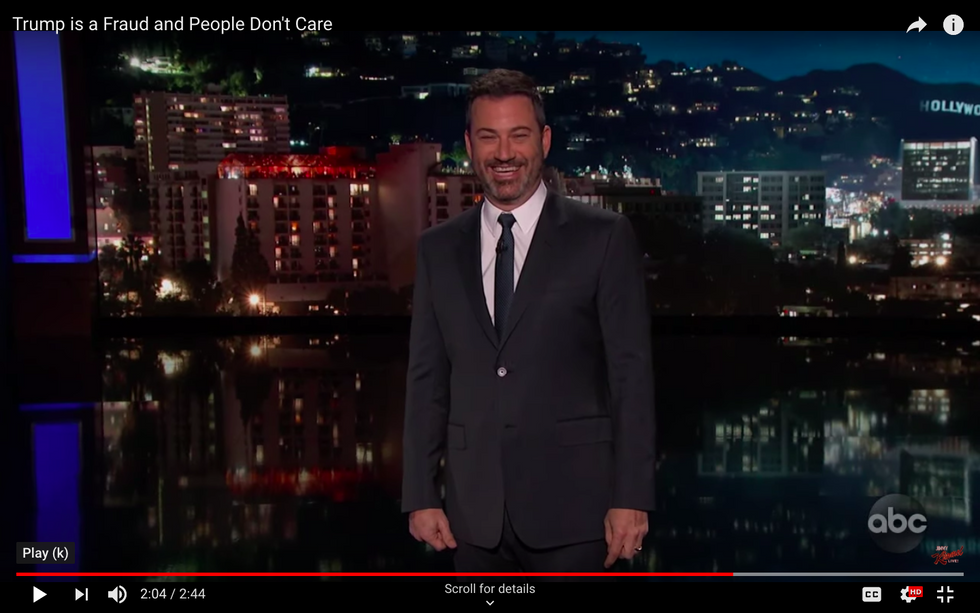 #EndorseThis: Kimmel Laments Those ‘Dopes’ In The White House