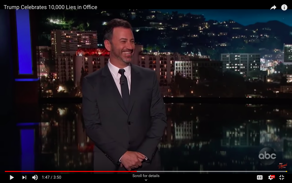 #EndorseThis: Kimmel Celebrates Trump’s Big Milestone — 10,000 Lies