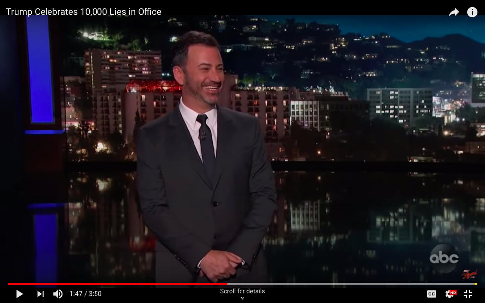 #EndorseThis: Kimmel Celebrates Trump’s Big Milestone — 10,000 Lies