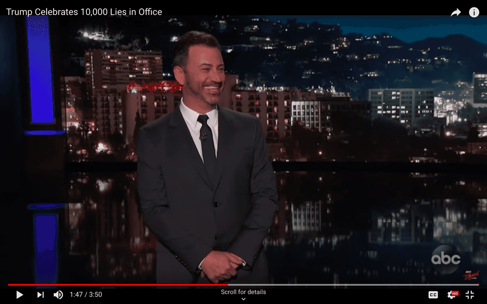 #EndorseThis: Kimmel Celebrates Trump’s Big Milestone — 10,000 Lies