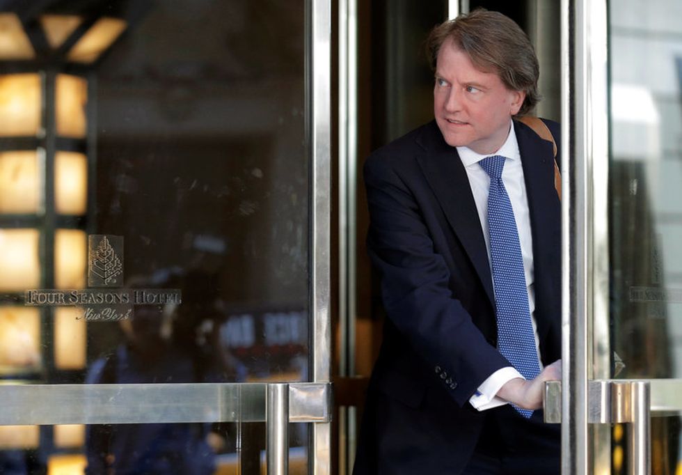 Report: Trump Will Instruct McGahn To Defy House Subpoena