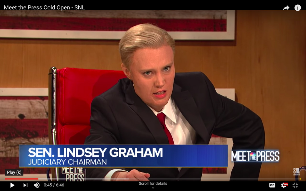 SNL Cold Open Obliterates Graham, Collins, And McConnell