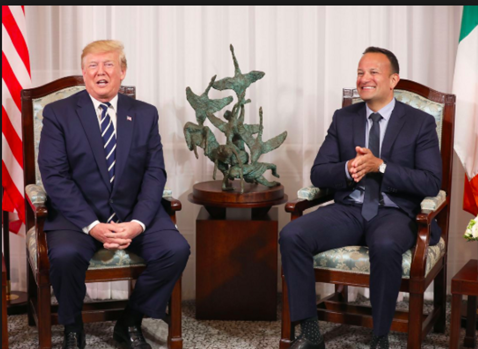 At Meeting With Ireland’s Taoiseach, Trump Promotes His Irish Golf Course