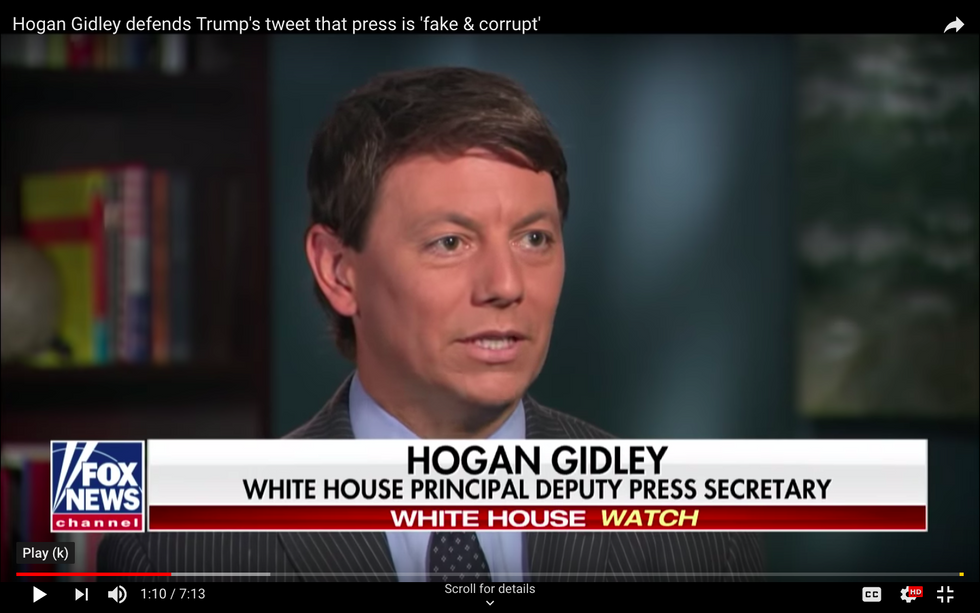 White House Press Aide Gidley Yearns For ‘Complicit, Compliant Media’