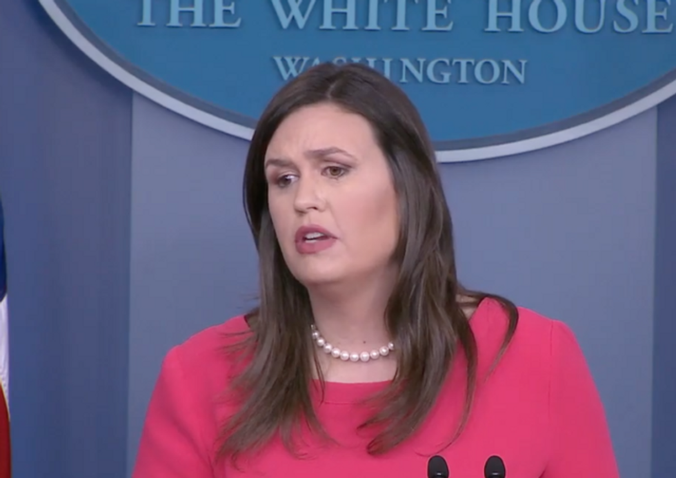 Sarah Sanders Started Lying Within Hours After Mueller Finished Statement