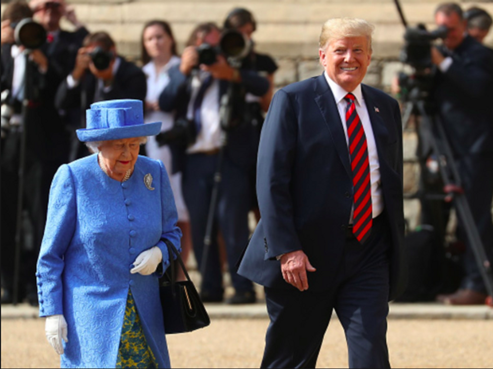 Trump: Inviting Foreign Meddling Is Fine Because ‘I Just Met With Queen Of England’