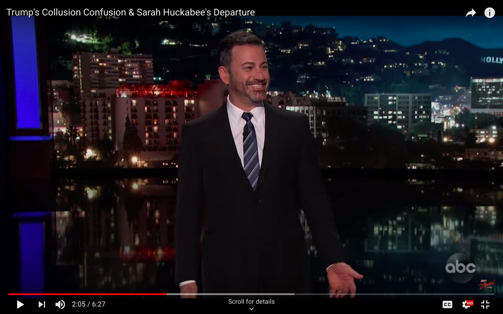 #EndorseThis: Jimmy Kimmel Says Buh-Bye To Sarah Sanders