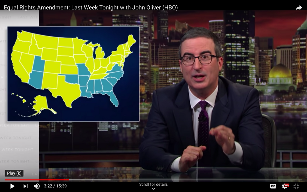 #EndorseThis: John Oliver Explains ERA — And Why It Is Stalled After 50 Years