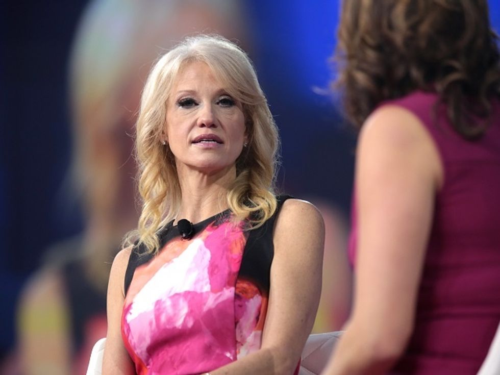 Angry Kellyanne Conway Demands To Know Reporter’s ‘Ethnicity‘