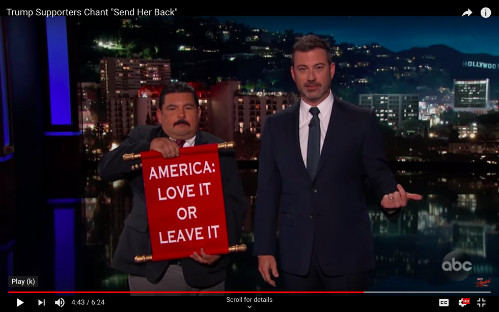 #EndorseThis: Jimmy Kimmel’s Brilliant ‘Love It Or Leave It’ Takedown