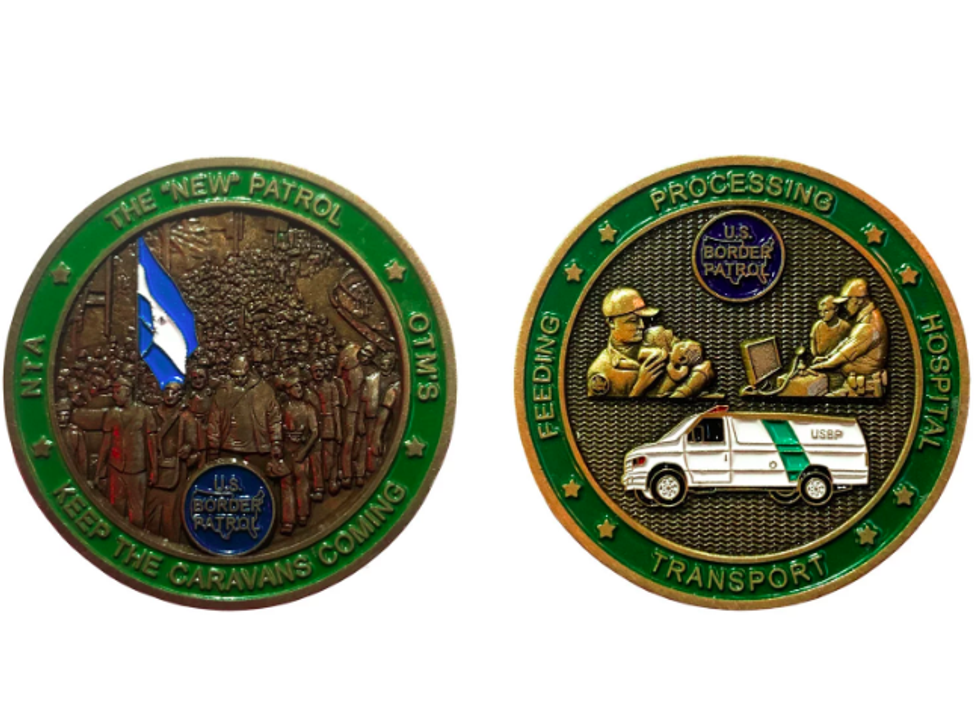 Border Patrol Agents Circulate ‘Challenge Coin’ Mocking Care for Migrant Kids