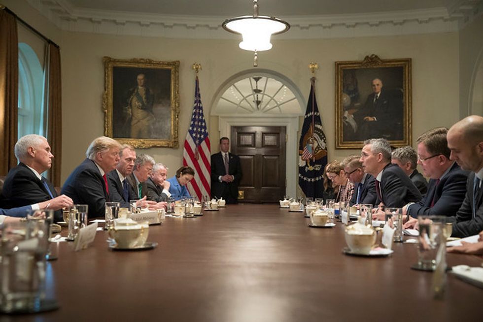 White House Says Trump ‘In Meetings’ As He Posts Enraged Tweets