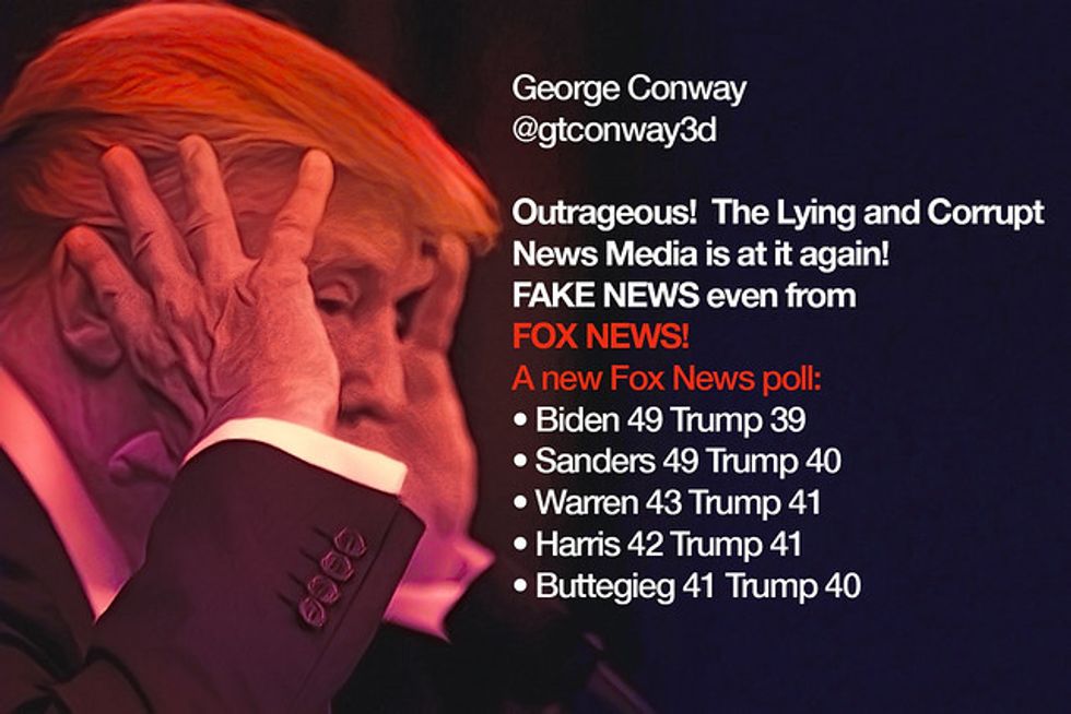 Furious Trump Blasts Fox News Poll: ‘I Don’t Believe It’