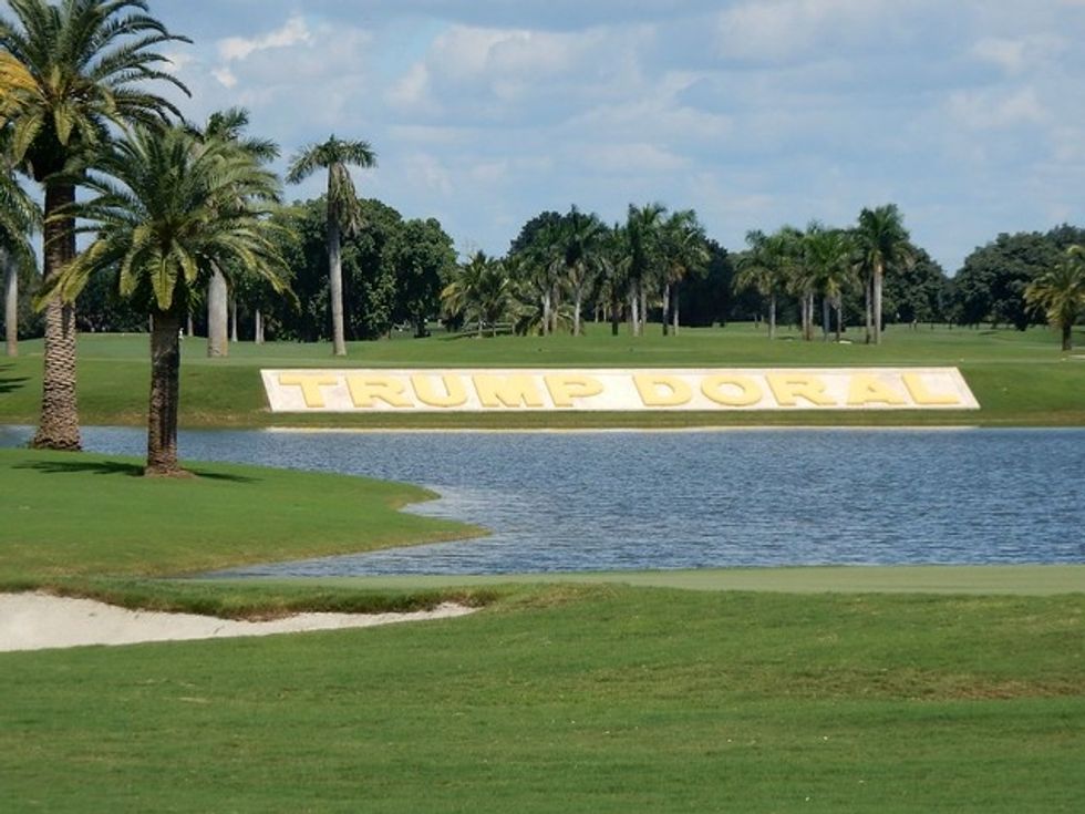 Trump Uses G-7 Meeting To Tout His Doral Resort