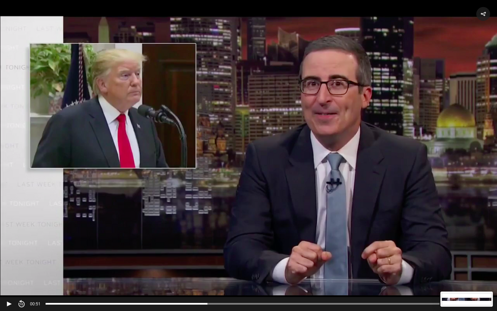 #EndorseThis: John Oliver Tags Trump With Sharpiegate