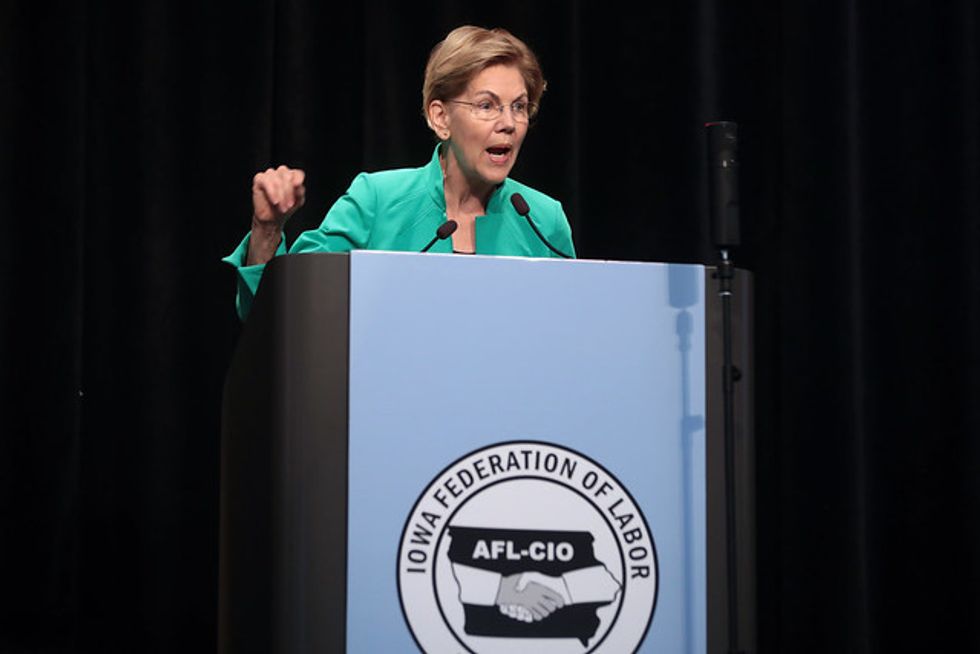 Iowa Survey Shows Warren Leading Biden For First Time