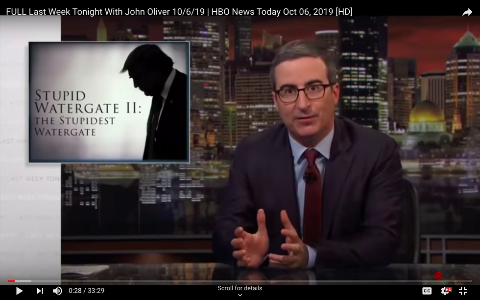 #EndorseThis: John Oliver Kicks Off ‘Stupid Watergate II’