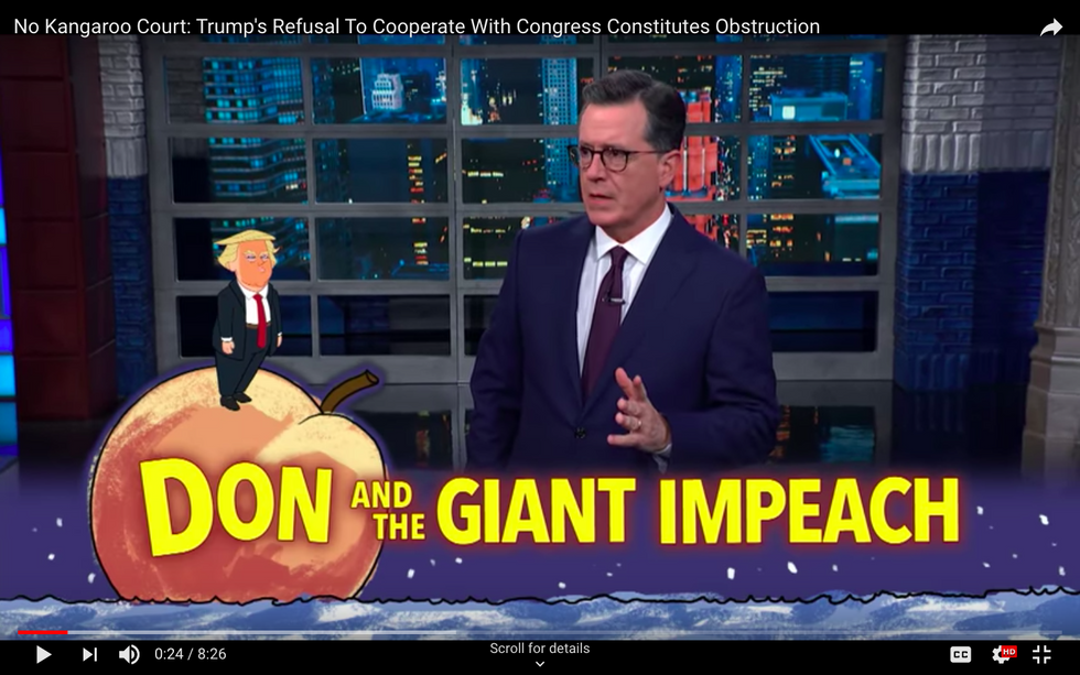 #EndorseThis: Colbert Declares ‘Constitutional Crisis’ — With Comic Relief