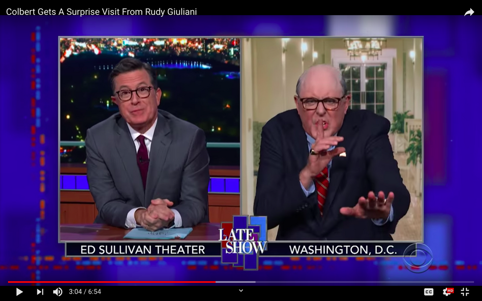 #EndorseThis: Colbert Gets A Surprise Visit From Rudy Giuliani